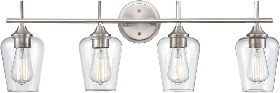 ML Lighting Ashford - 4 Light Bath Vanity-11.25 Inches Tall and 31 Inches Wide