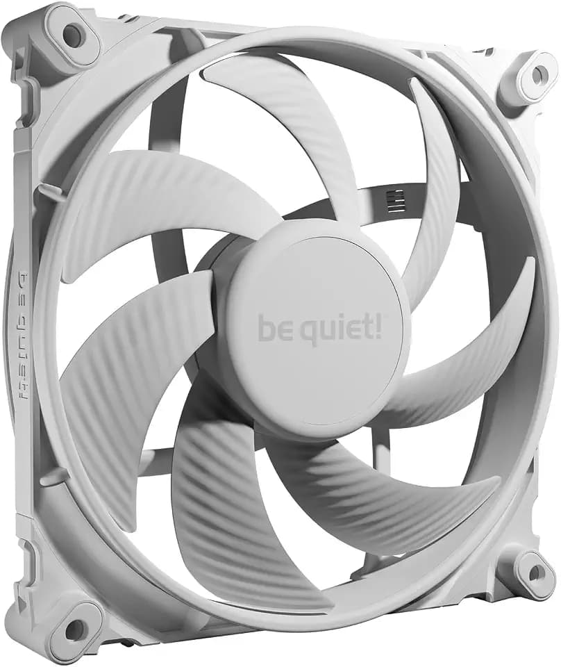 be quiet! Silent Wings 4 140mm PWM White Lüfter, optimierte Lüfterblätter, außergewöhnlich hohe Performance, maximaler Luftdruck, nahezu unhörbar, 6-Pol-Lüftermotor, Fluid-Dynamic-Lager, BL116