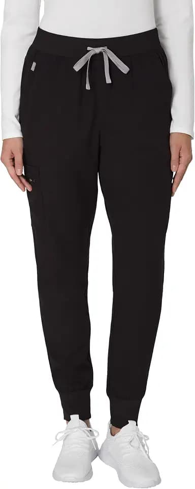 Hanes Women's Scrub Joggers, Comfort Fit Healthcare Pants for Women, Moisture-Wicking Medical Scrubs with Odor Control