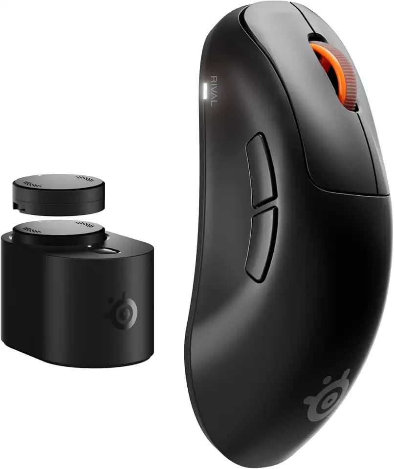 SteelSeries Rival Pro Wireless Ergonomische Gaming-Maus – Schwarz