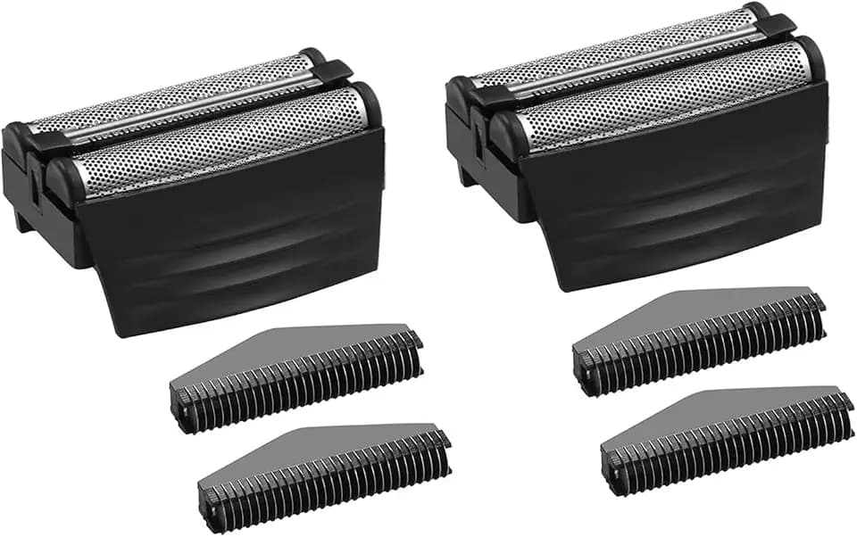 2PACK(BLACK)Shaver Replacement Foil Compatible with Remington TITANIUM-X Flex & Pivot Foil and Cutter F5800 & F7800,Shaver heads Fit for Remington F4900,F5800,F7800