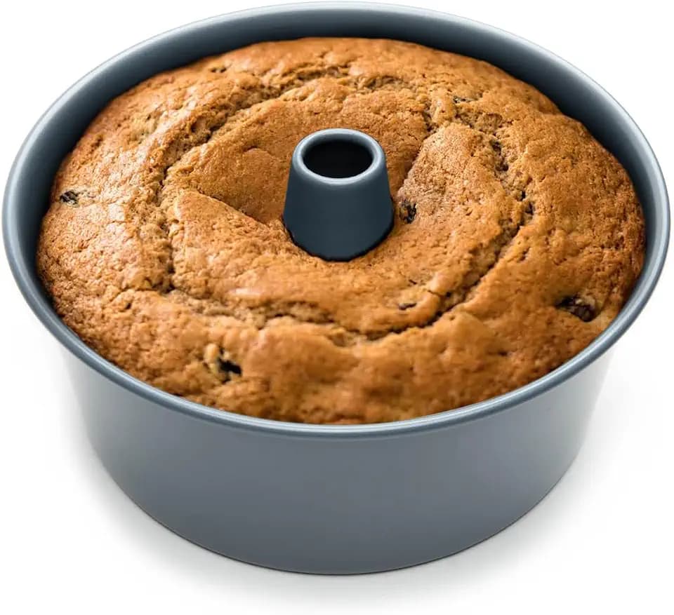 Fox Run Angel Food Cake Pan, Removable Bottom, Nonstick 10" Tube Cake Pan