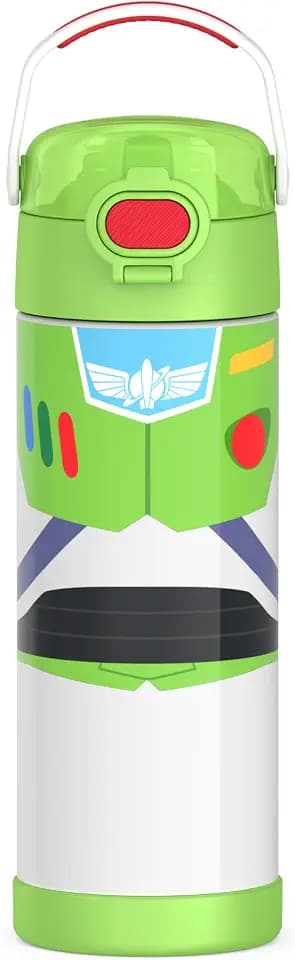 THERMOS FUNTAINER Water Bottle with Spout, 16oz, Toy Story Buzz