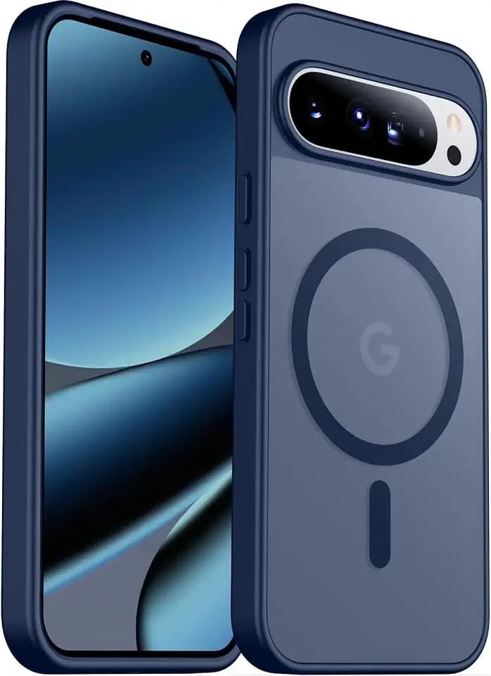 SPIDERCASE Magnetic for Google Pixel 10/Pixel 10 Pro Case, Navy Blue