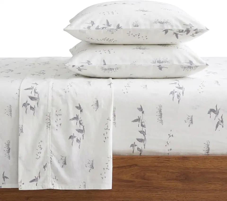 Eddie Bauer - Twin Sheet Set with Fitted Sheet & Pillowcase