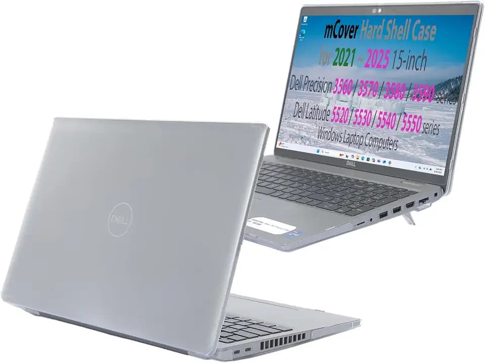 mCover Schutzhülle kompatibel mit Dell Precision 3560/3570/3580/3590 und Latitude 5520/5530/5540/5550 Series 2021~2025 15 Zoll (38,1 cm (15 Zoll) Laptop (Nicht kompatibel mit Anderen Dell Modellen