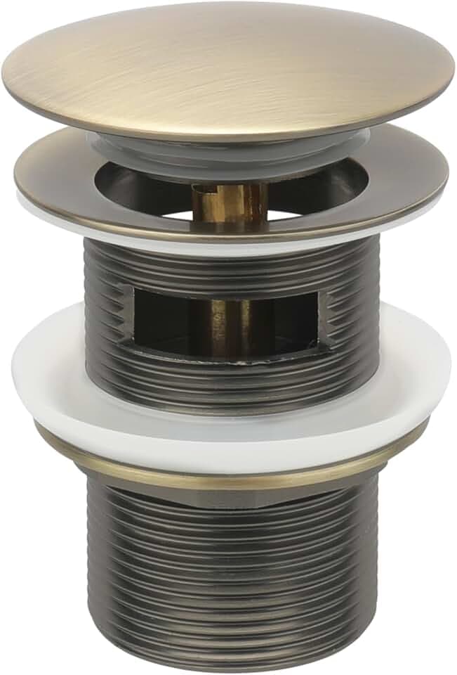 Bronze Freestanding Bathtub Drain Stopper, Compatible with Drain Rough-in Kit