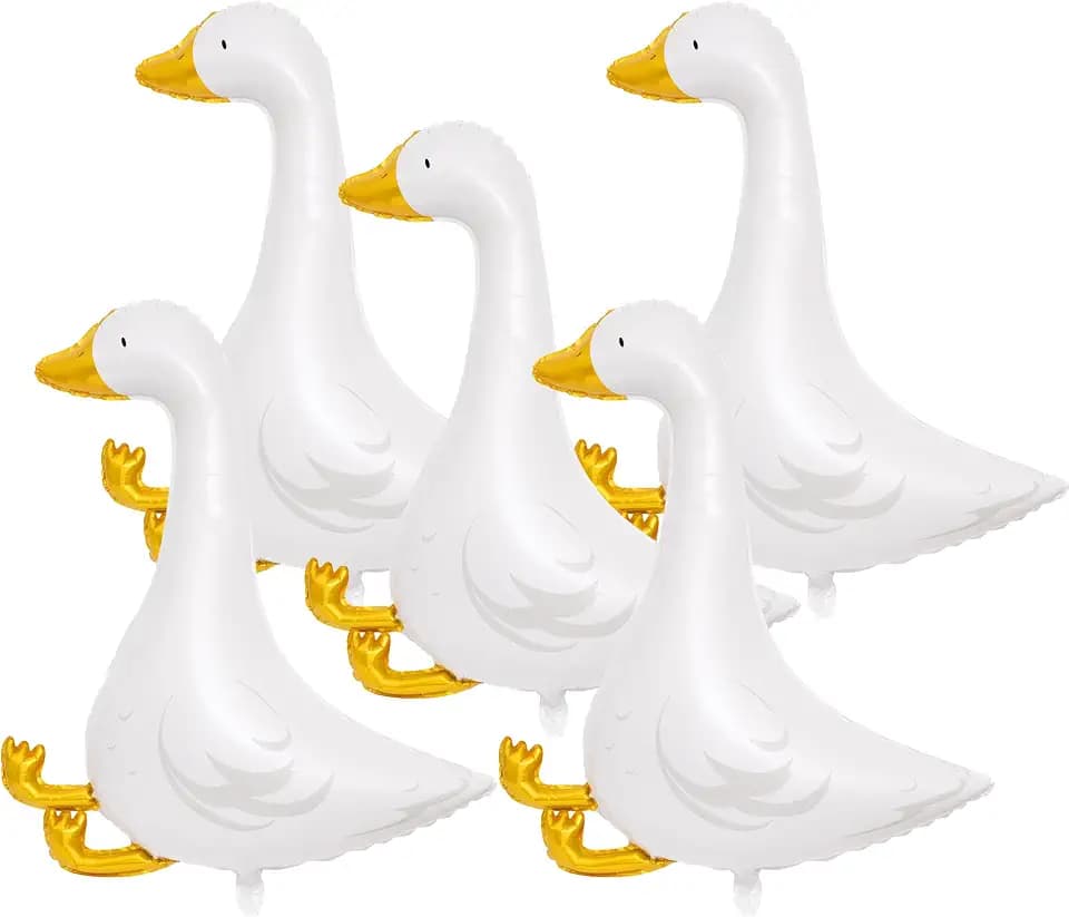 Kriyokiaa Silly Goose Foil Balloons, 5 Pack 35 Inch Party Decor
