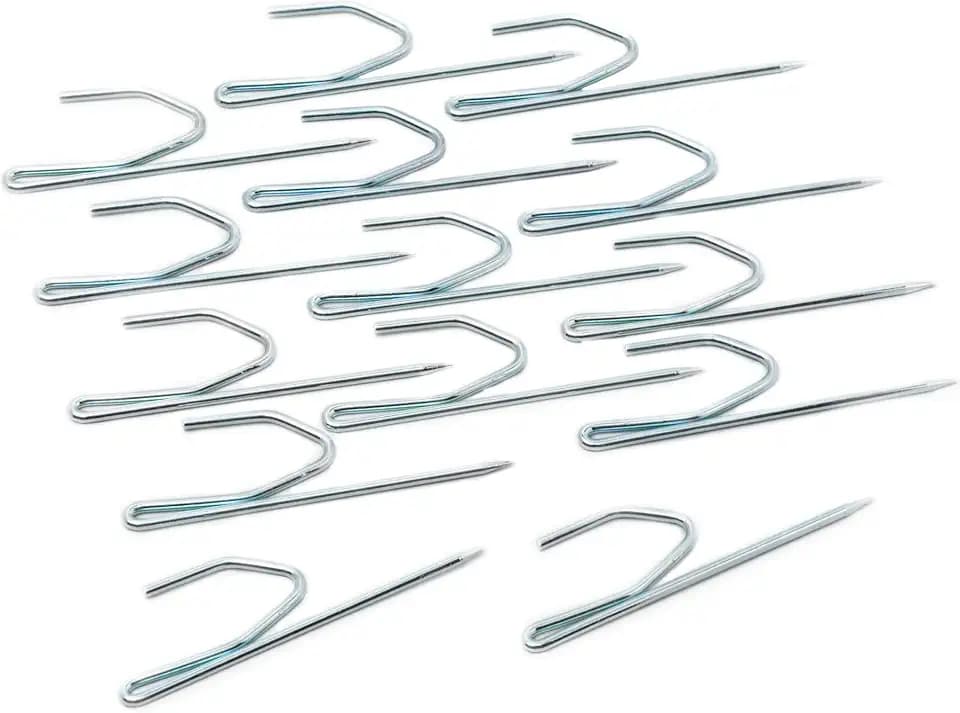Fantasia Pin-On Curtain Hooks, 14 Pack, 3 in, for Windows