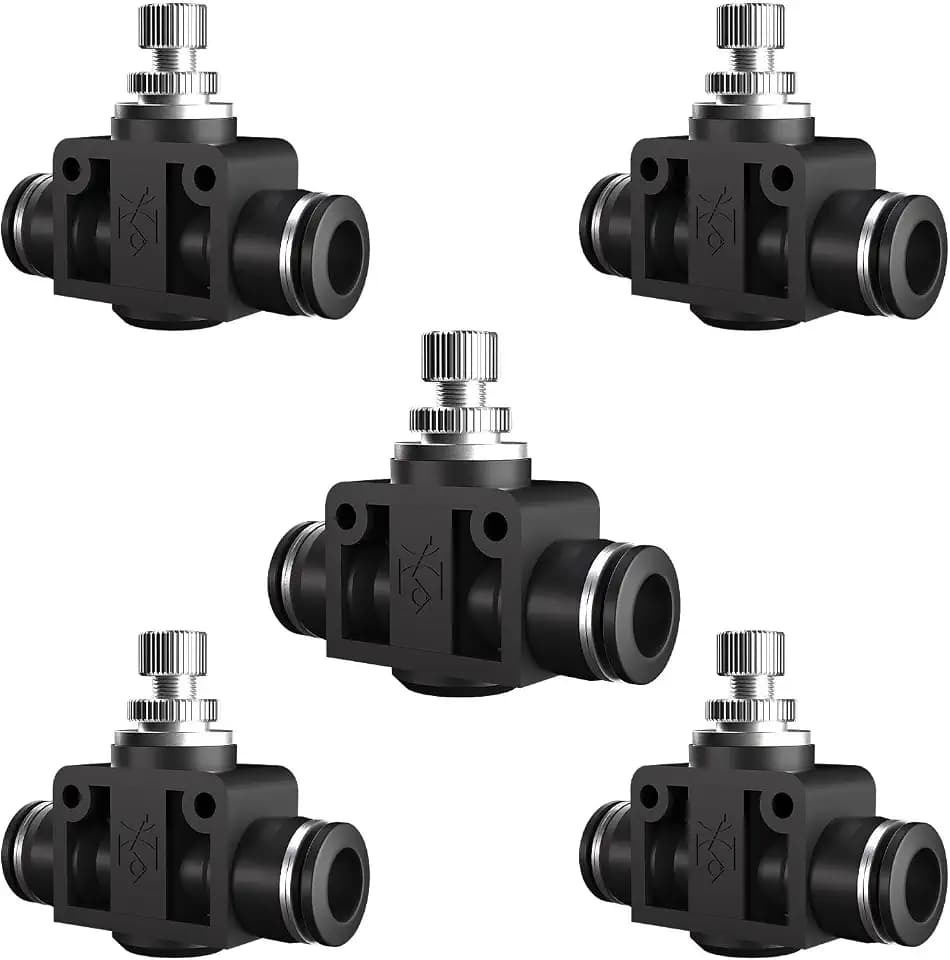 3/8 Push To Connect Valve,Shut Off Air Flow Control Fittings