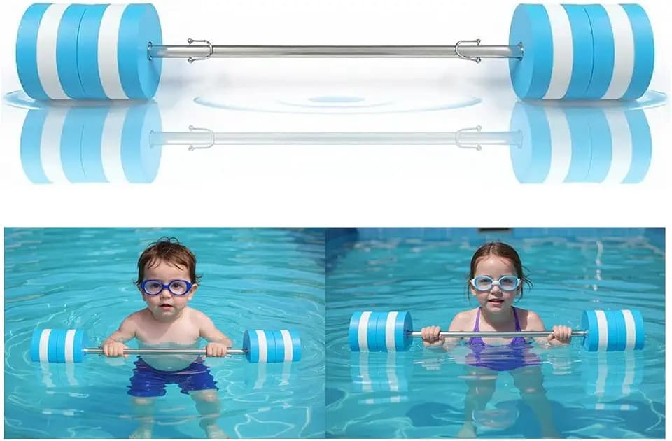 Aqua Pool Barbell – Foam Dumbbell for Water Aerobics Workout
