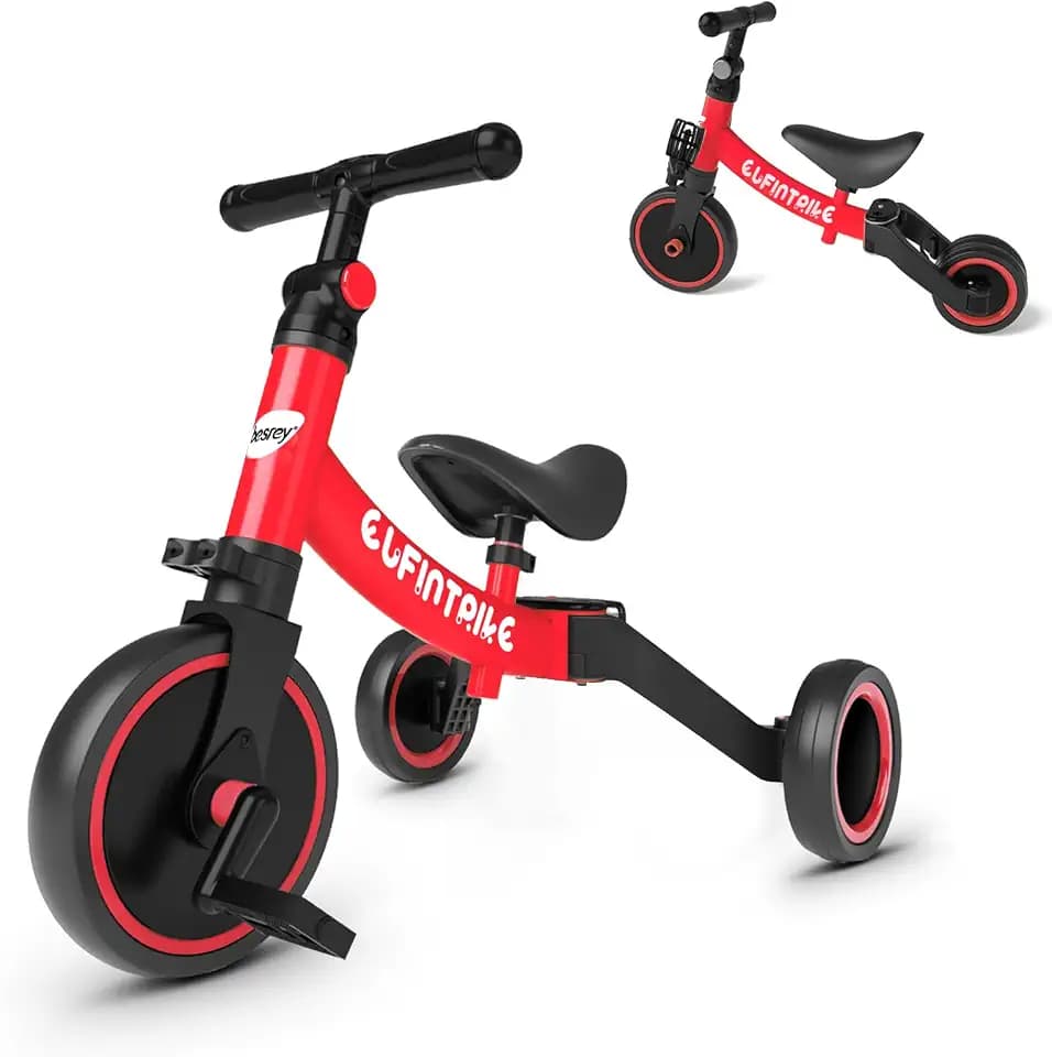 besrey 5 in 1 Toddler Bike for 1-4 Years Old Kids