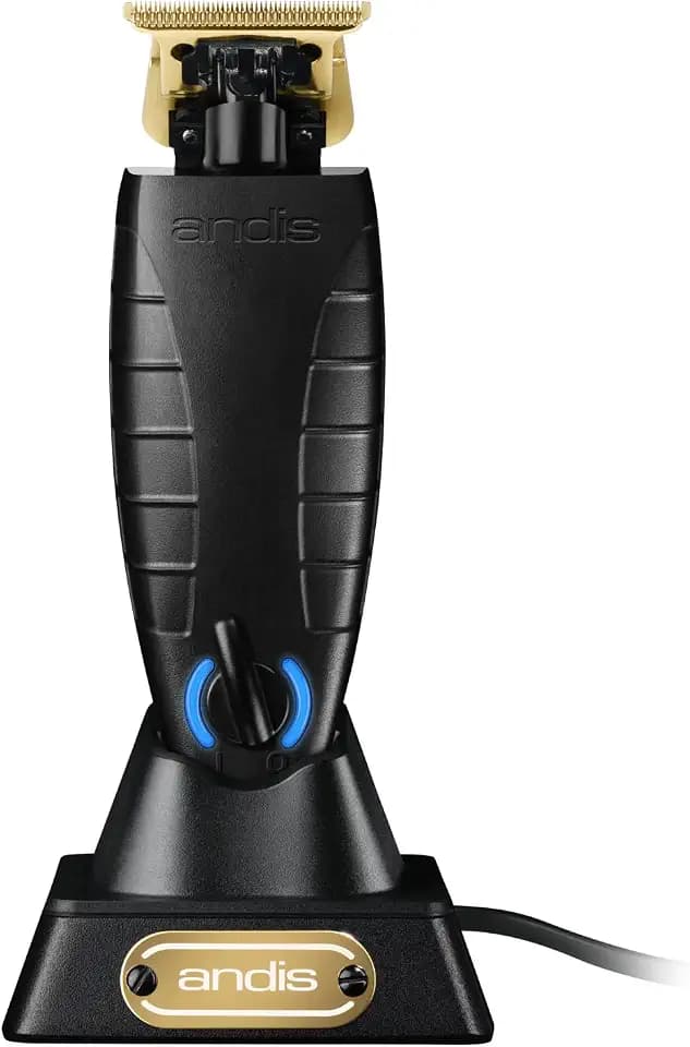 Andis 74100 GTX-EXO Professional Cord/Cordless Lithium-ion Electric Beard & Hair Trimmer with Charging Stand, Black