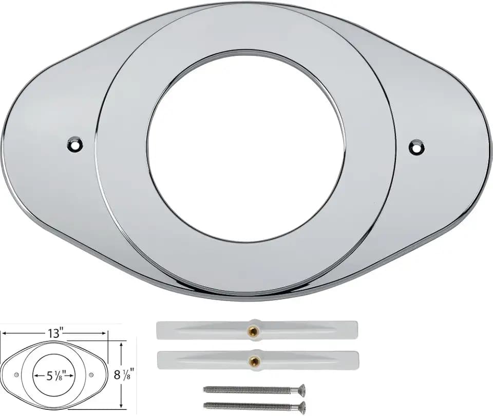 DELTA FAUCET RP29827, 13 x 8.12 x 0.38 inches, Chrome