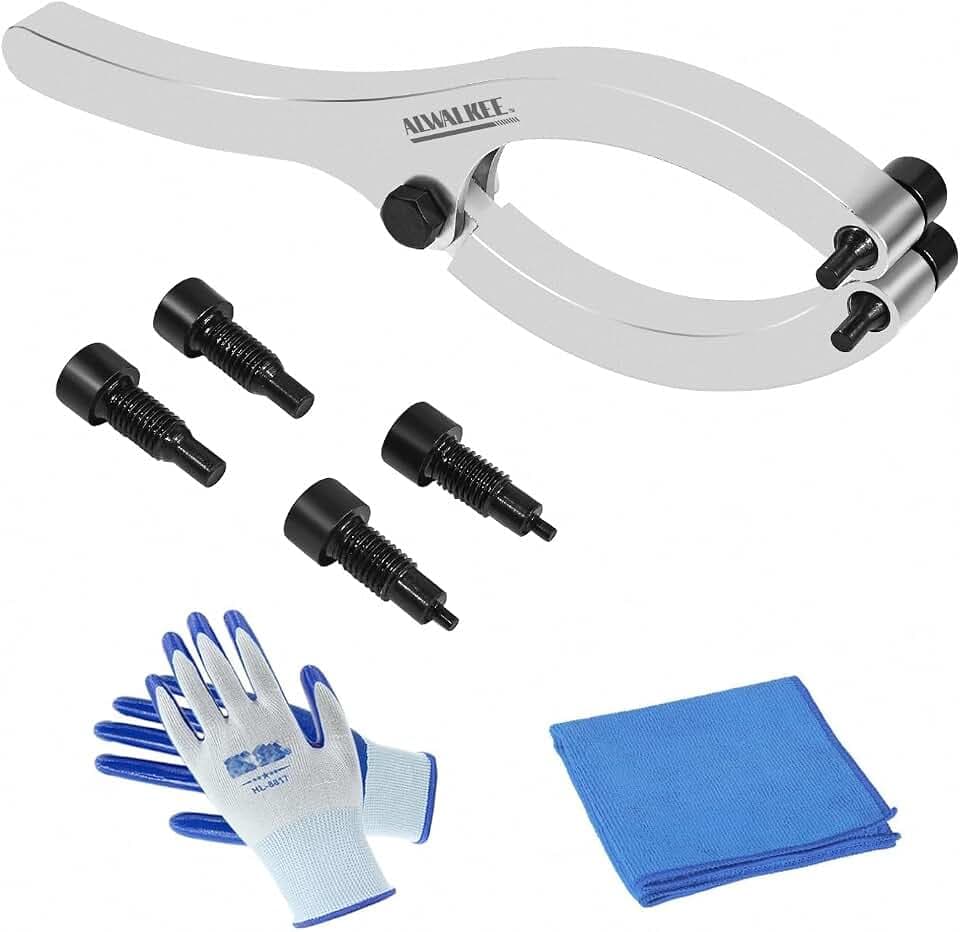 Adjustable Hydraulic Cylinder Gland Nut Spanner Wrench Set (2-9")