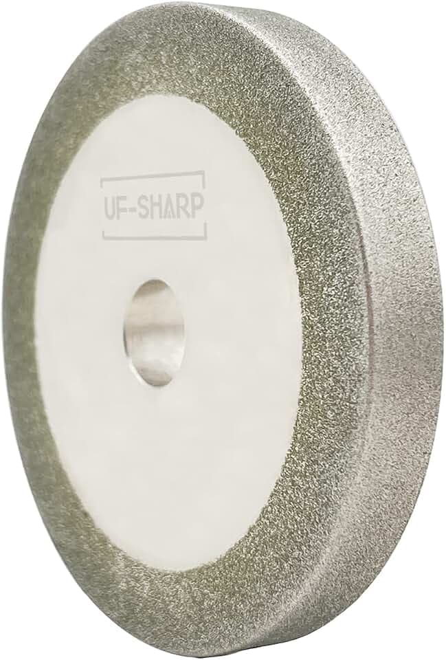 3 inch Diamond Grinding Wheel 150 Grit, 1/2" Arbor, 10mm Wide