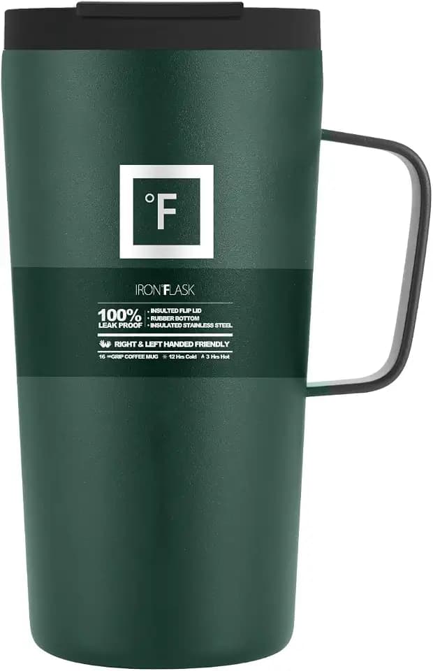 IRON °FLASK Grip Coffee Mug Dark Pine