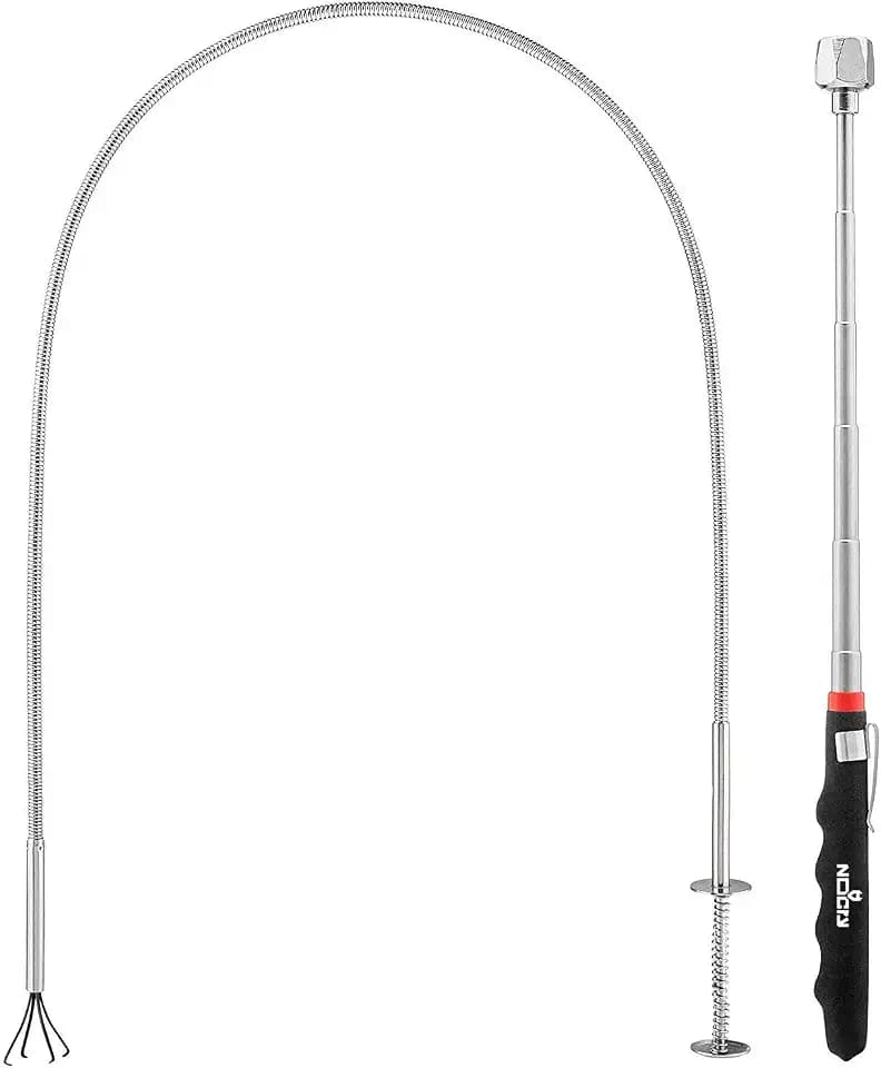 NoCry Premium Tool Set — Magnetic Claw Grabber and Telescopic Pickup Stick