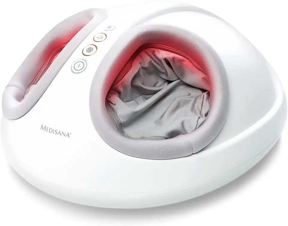 medisana FM 888 Shiatsu-Fußmassagegerät, elektrisch, Rotlichtfunktion, Wärmefunktion, 2 Geschwindigkeiten, Shiatsu- und Kompressionsmassage für Füße und Fußsohle
