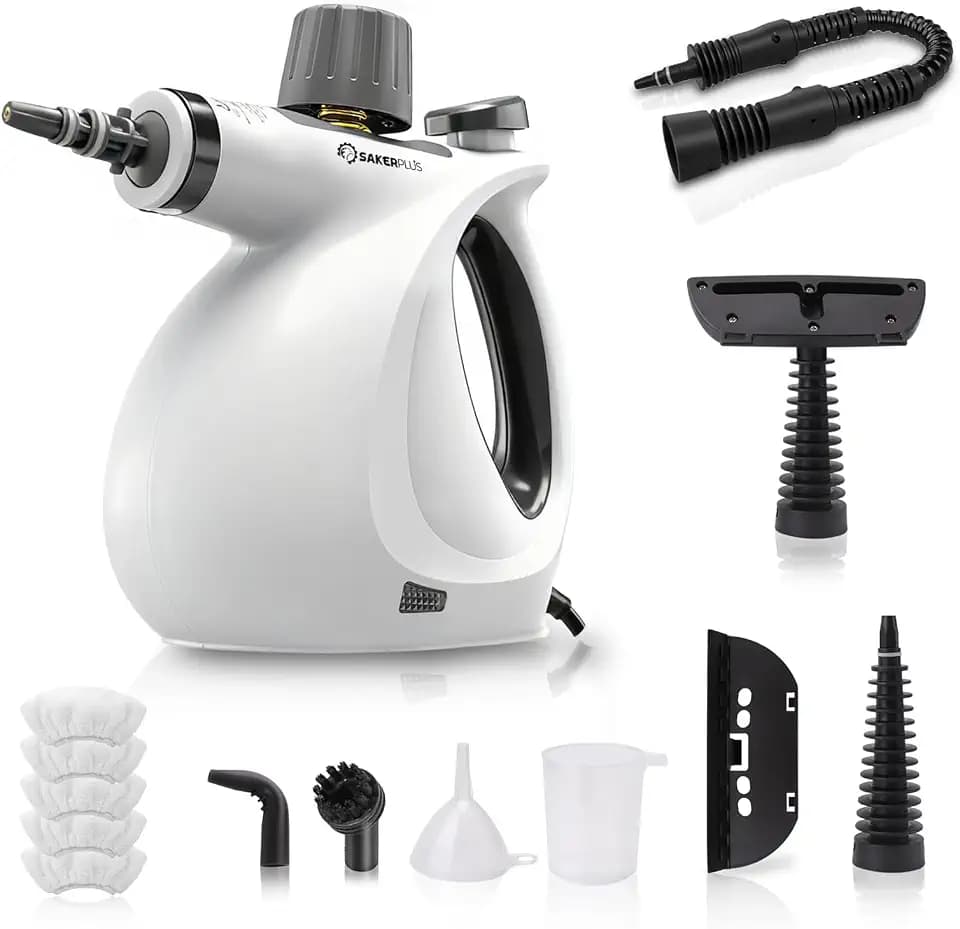 SakerPlus Handheld Steam Cleaner, Portable Pressurized Steamer