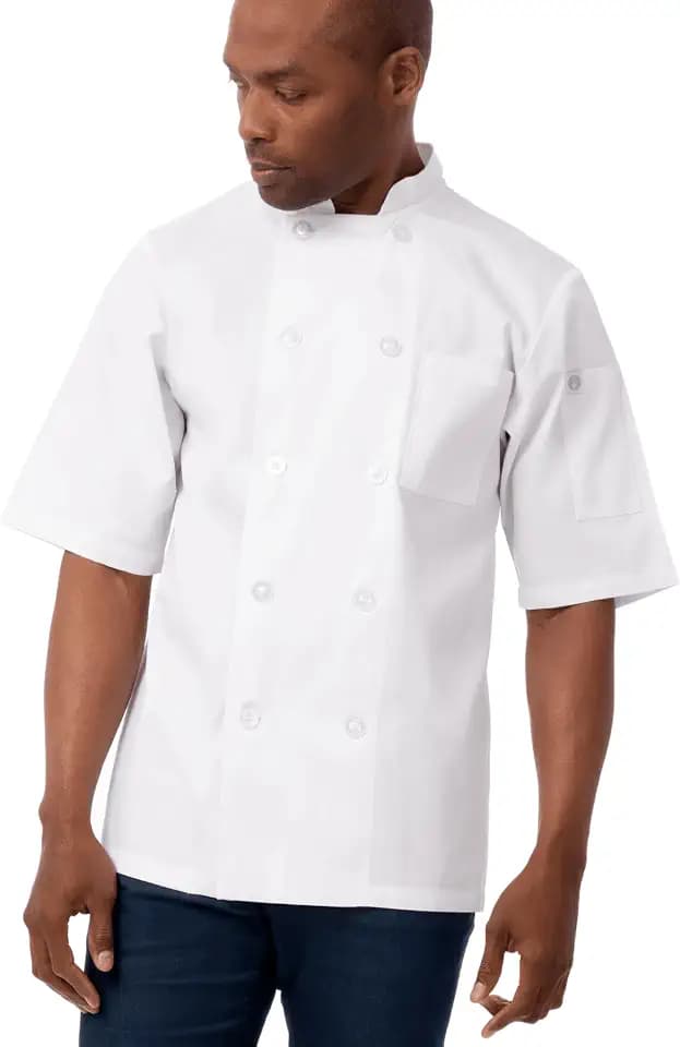 Chef Works Volnay Kochjacke für Herren, Weiß, Größe 5XL