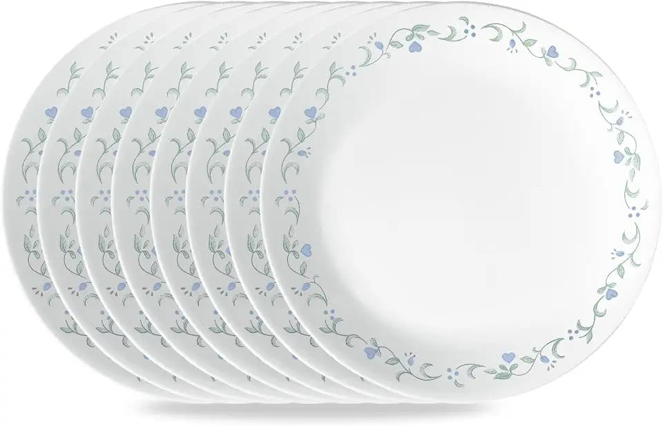 Corelle Country Cottage 8-Piece 6.75-Inch Appetizer Plate Set