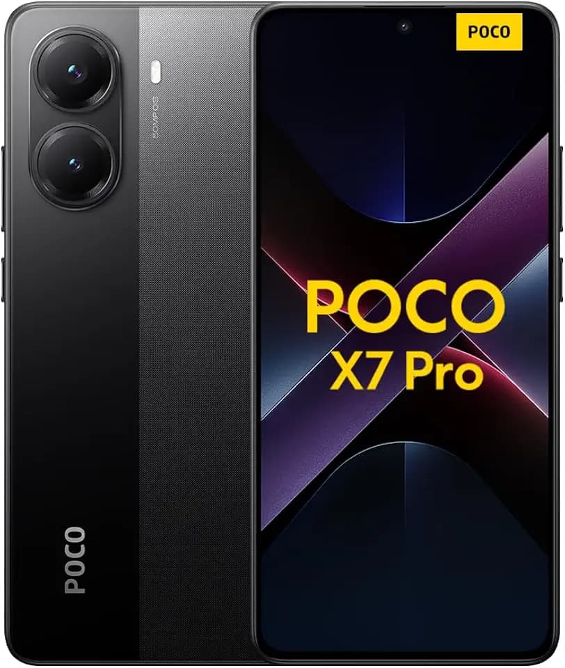 XIAOMI Poco X7 Pro Smartphone, 8+256GB, 6000mAh Akku, 50MP Kamera, Schwarz