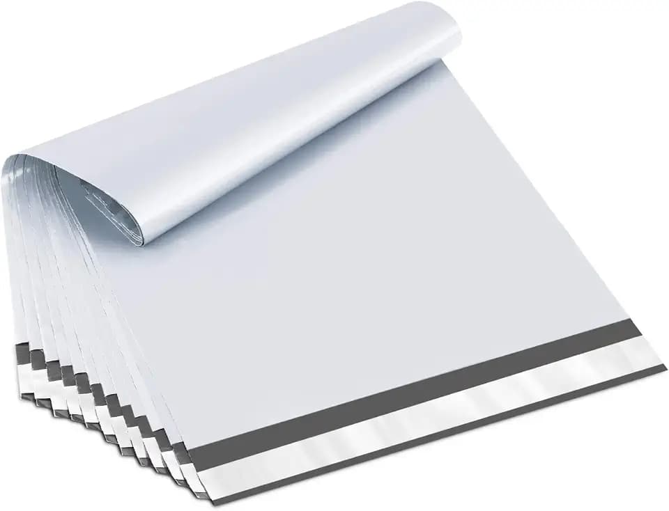 UCGOU Large Poly Mailers 14.5x19 Inch White 100 Pack Plastic Shipping Bags