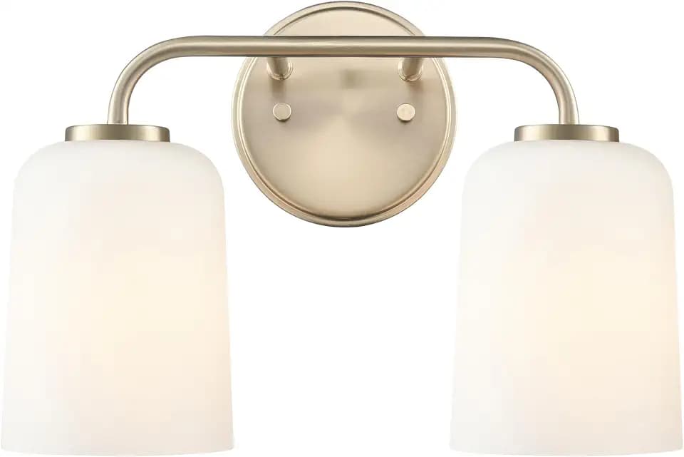 ML Lighting 214202-MG Laphia 14" Wide 2-Light Vanity - Modern Gold