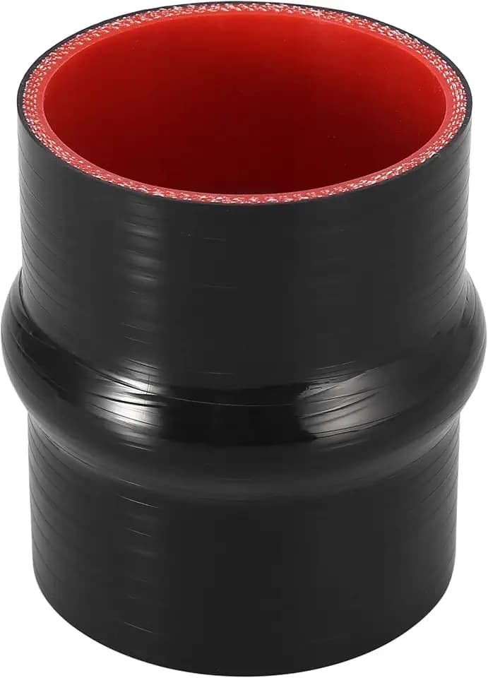 X AUTOHAUX Silikonschlauch-Kupplung, 76 mm, 7,6 cm, Schwarz für Auto