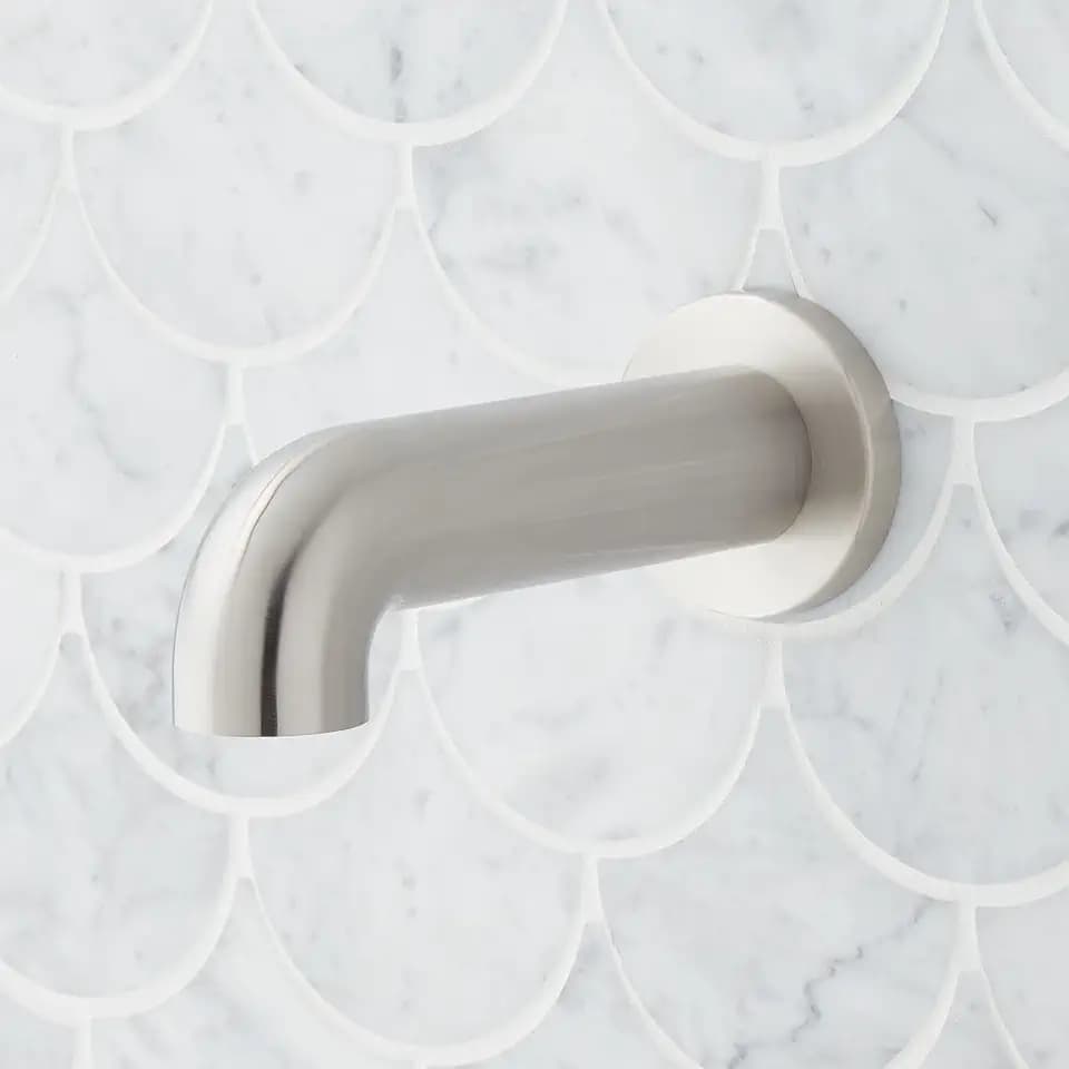 Signature Hardware 483922 Lexia 6-7/8" Tub Spout - Brushed Nickel