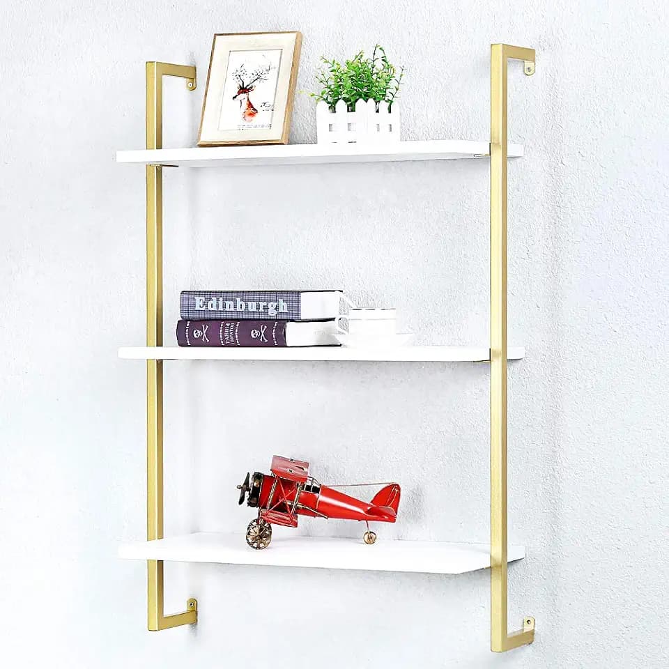 Floating Shelves For Bedroom,Wall Mounted Bookshelf,Wall Shelf(3 Tier 61In)
