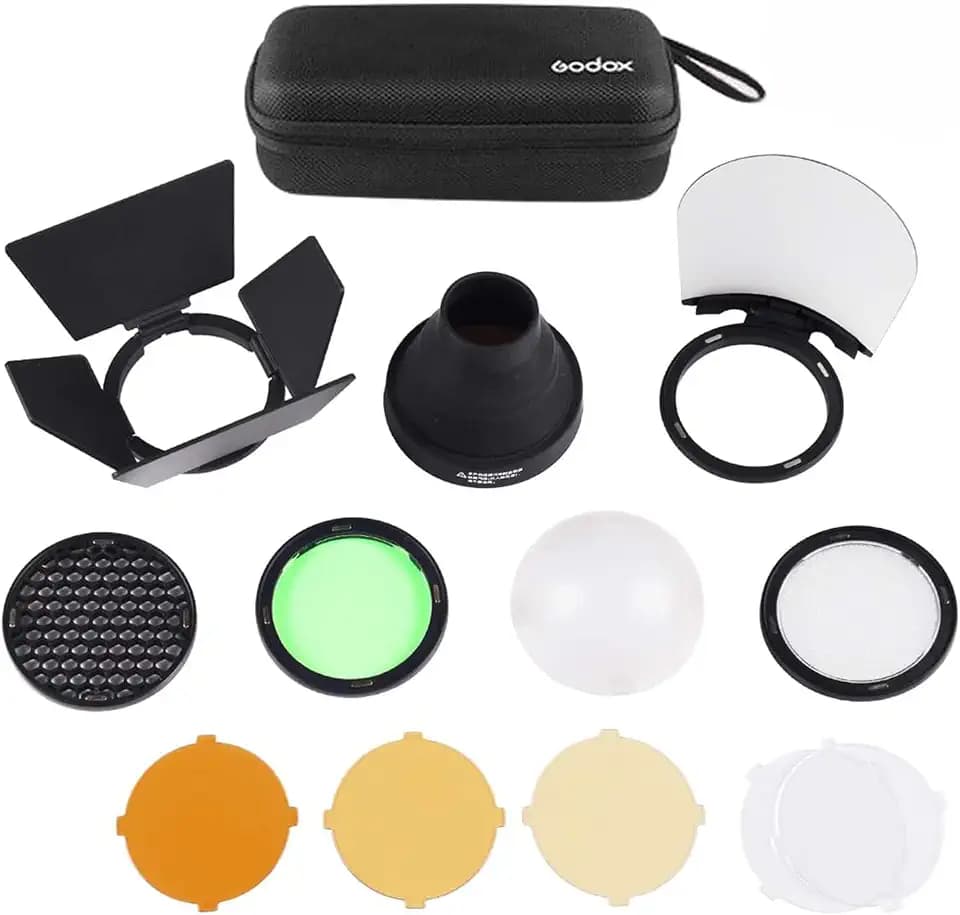 GODOX AK-R1 Zubehör-Kit für GODOX H200R Ringblitzkopf, AD100PRO, AD200, AD200Pro, V1, V1 Pro, Rundkopfblitzzubehör, einfach zu bedienen