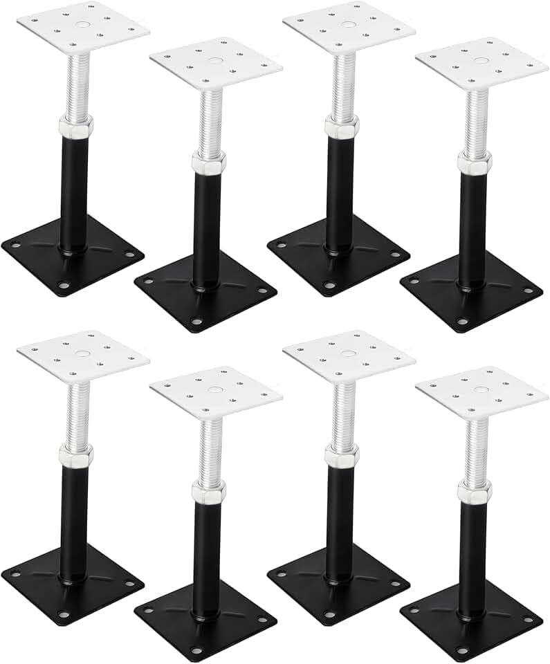 House Jacks for Leveling, 5-8" Mini Screw Jack Adjustable Deck Supports