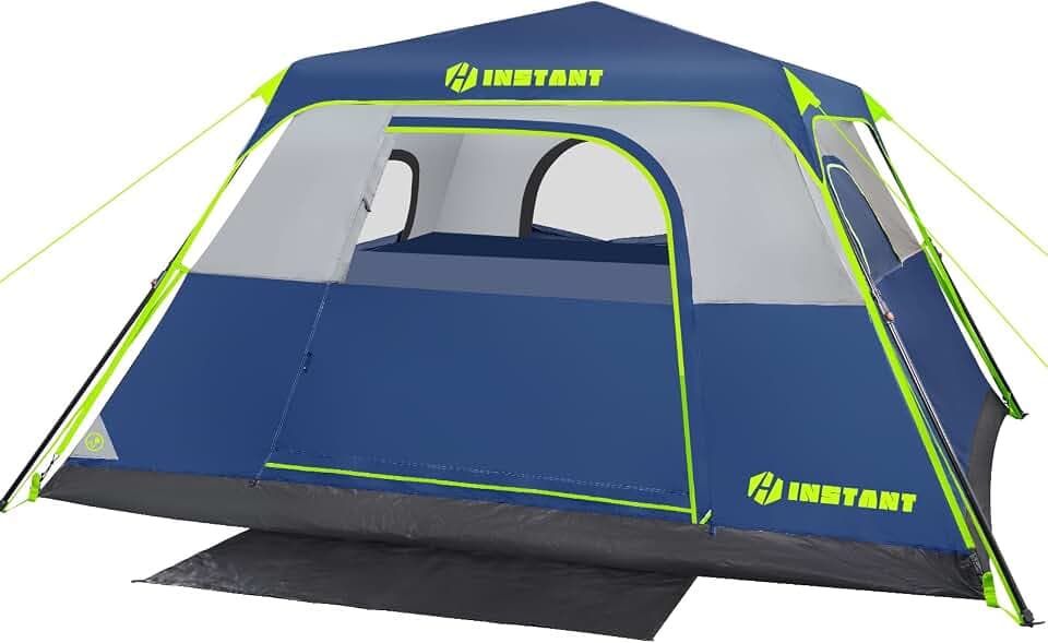 4/6/8/10 Person Instant Tent,Pop Up Tents for Camping with Rainfly