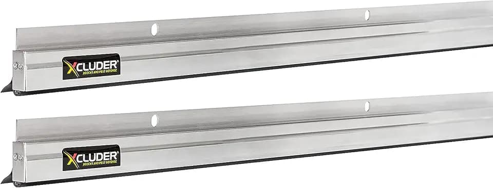 Xcluder Low-Profile Door Sweep, Aluminum 2-Pack, 36 in, Rodent Proof
