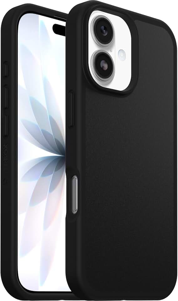OtterBox React MagSafe Hülle für iPhone 17, Schwarz | Stoßfest, sturzsicher, ultraschlank, Schützende Hülle, Getestet nach Militärstandard, Keine Einzelhandelsverpackung