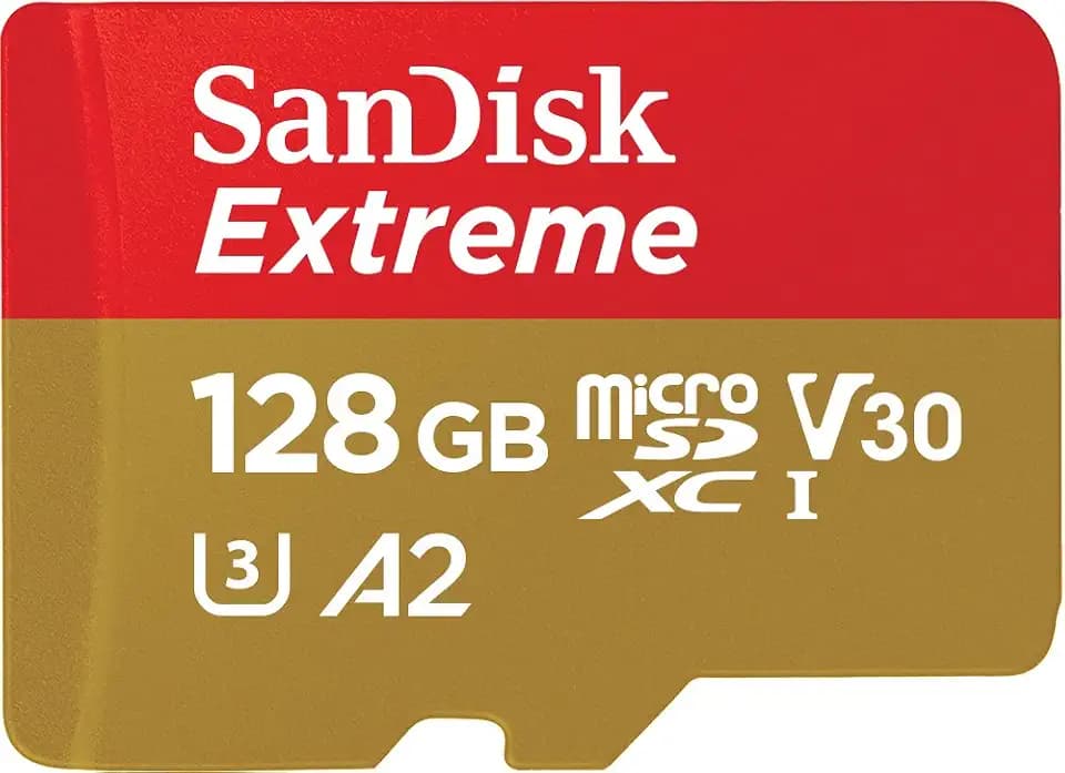 SANDISK 128GB Extreme microSDCX Karte + Adapter, bis zu 190MB/s Lesen