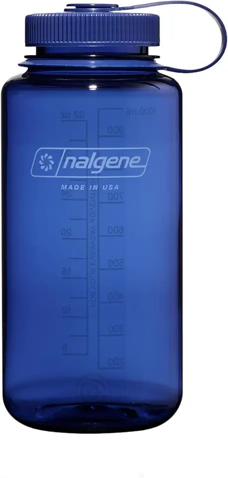 Nalgene 32 oz Wide Mouth Water Bottle, Denim