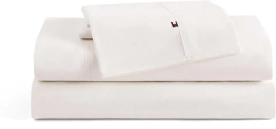 Tommy Hilfiger - King Size Sheet Set with Fitted Sheet & Pillowcases