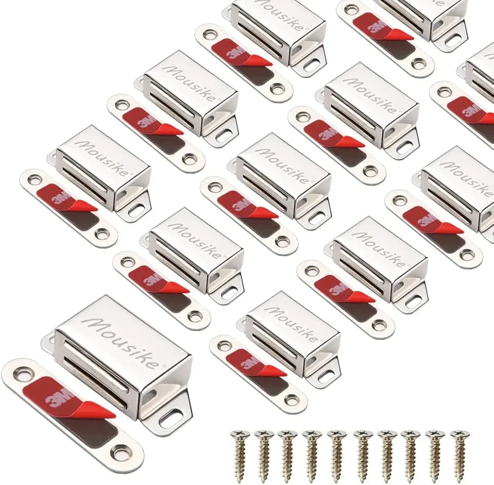 Mousike Cabinet Magnets 30lb Strong Catch for Kitchen Cupboard Door 12Pack