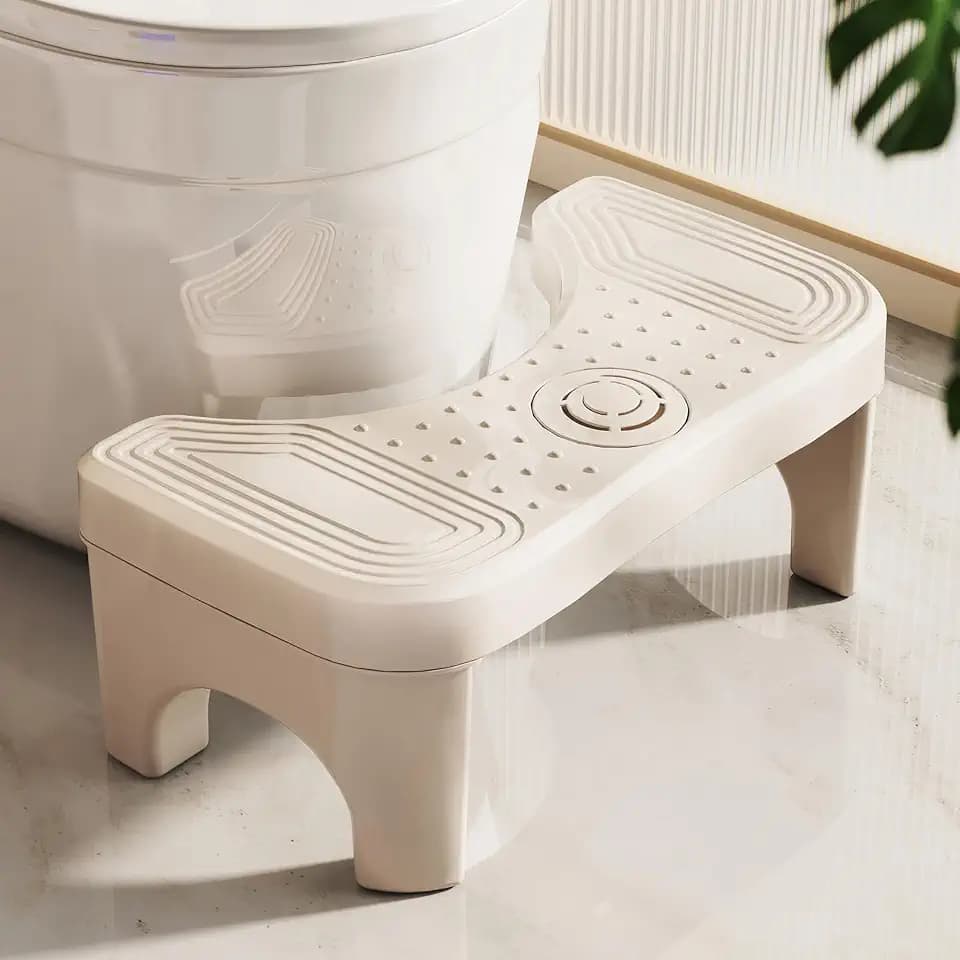 Recximi Toilet Stool Squat, Portable Foot Poop Stool for Bathroom Adults