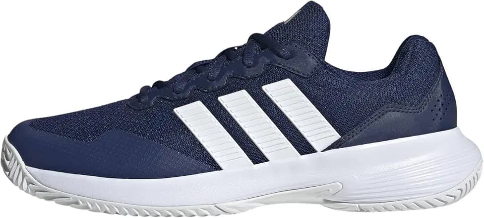 adidas Mens Gamecourt 2.0 Tennis Sneakers Shoes - Black