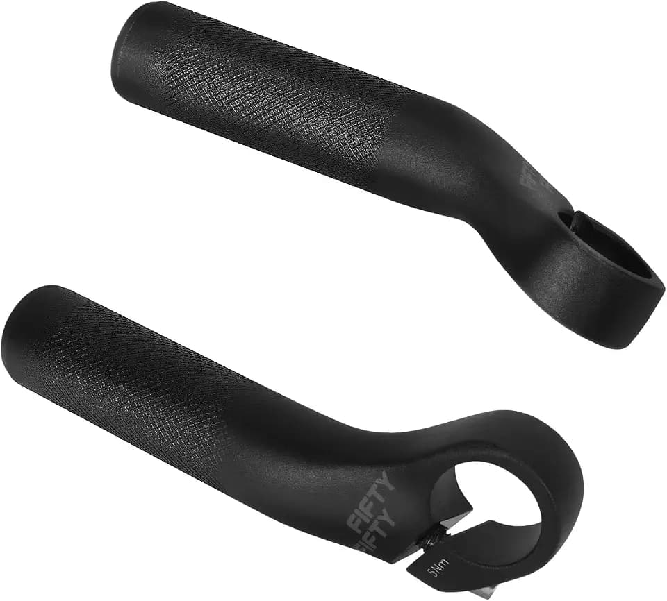 FIFTY-FIFTY Bike Bar Ends, Aluminum Mountain Bike Handlebar Ends, 110mm