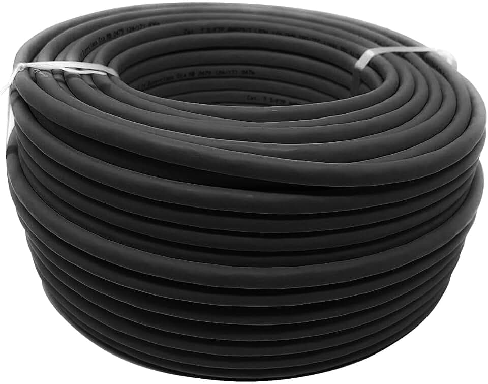 Techly itp9-fls-0100lo S/FTP (S-STP) schwarz 100 m Cat6 – Netzwerkkabel (100 m, Cat6, S/FTP (S-STP), Schwarz)