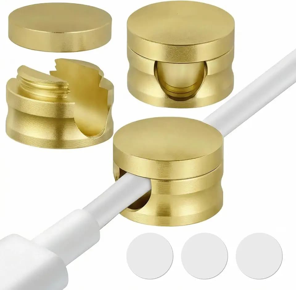 3 Pack Upgraded Cord Management Clips with Extra-Large Adhesive