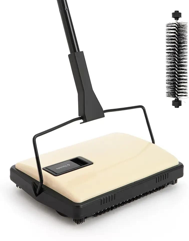 Yocada Manual Carpet Sweeper Cleaner Household Sweeper 1*Extra Brush
