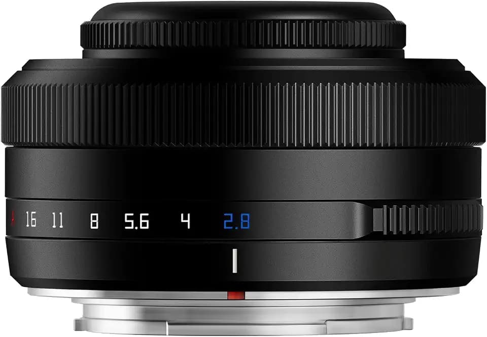 TTArtisan 27 mm F2,8 Metallgehäuse, Autofokus, AF-Objektiv, kompatibel mit Sony E-Mount, Schwarz
