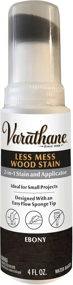 Varathane Less Mess Ebony Wood Stain & Applicator