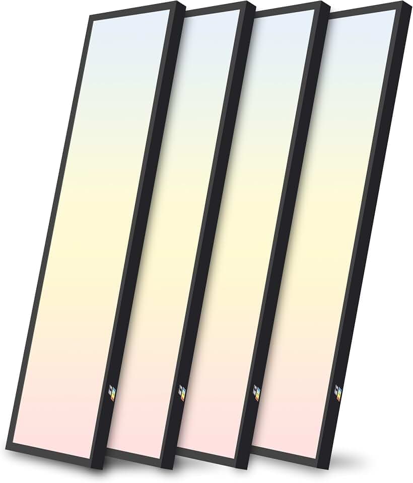 hykolity 1x4 LED Flat Panel Light,4800LM,3CCT 3000K/4000K/5000K